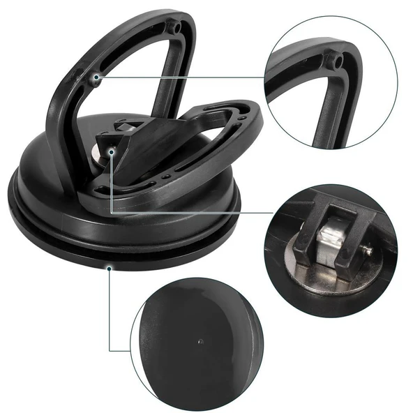 10x11.8 cm Araç Oto Göçük Giderici Kaporta Düzeltici Güçlü Vantuz Dent Düzeltme Çektirme Cam Tutucu - Resim 4