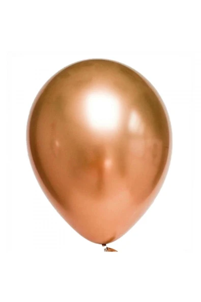 Bakır Krom Balon (aynalı Balon) 10 Adet - Resim 3