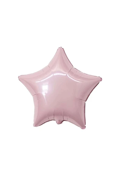 Pembe Yıldız Balon Parlak Pembe Renk Yıldız Balon Doğum Günü Balonu Pembe Yıldız - Resim 3