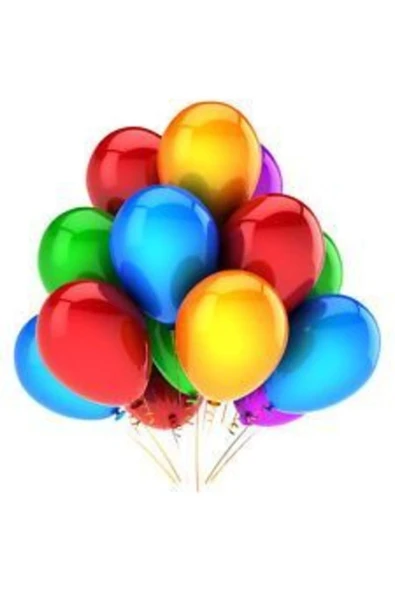 Karışık Renk Balon 10 Adet ürün görseli