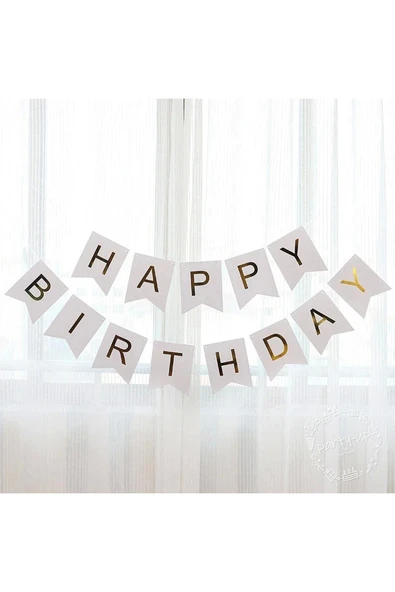 Happy Bırthday Banner Yazı Ve Konfetili Şeffaf Balon Seti - Resim 6