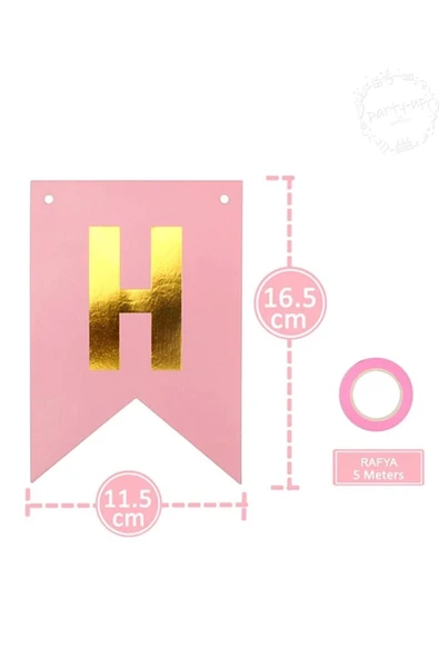 Happy Bırthday Banner Yazı Ve Konfetili Şeffaf Balon Seti - Resim 2