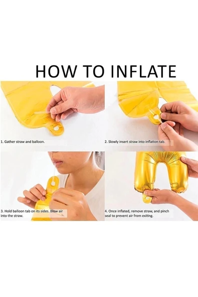 Folyo Balon Siyah 1 Rakamı 34 Inç 80 Cm - Resim 2