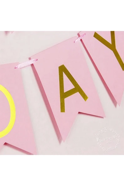 Happy Bırthday Banner Yazı Ve Konfetili Şeffaf Balon Seti - Resim 4