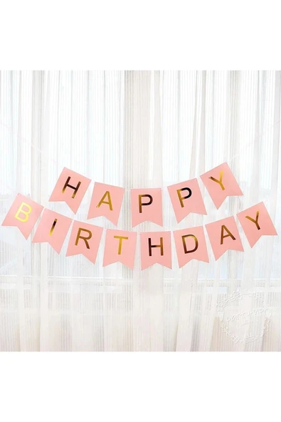 Happy Bırthday Banner Yazı Ve Konfetili Şeffaf Balon Seti - Resim 5