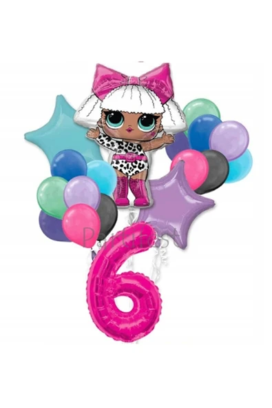Surprise Balon Seti Lol Bebek 6 Yaş ürün görseli