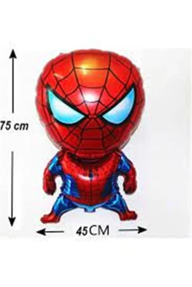 Spiderman Örümcek Adam Balon Set Balon Folyo Set Spiderman Konsept Doğum Günü Set Yaş Balon - 3