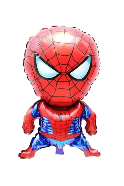 Spiderman Örümcek Adam Balon Set Balon Folyo Set Spiderman Konsept Doğum Günü Set Yaş Balon - 4