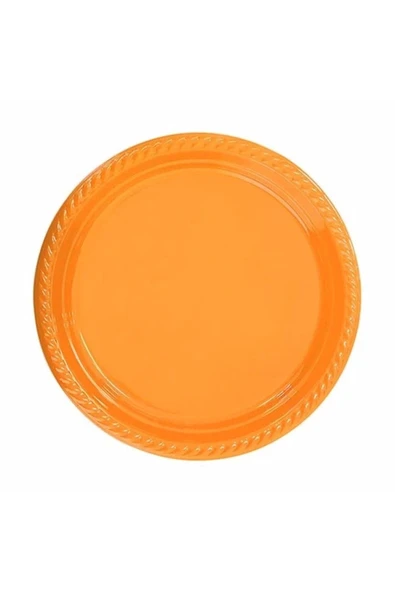 Plastik Tabak 25'li Turuncu Renk