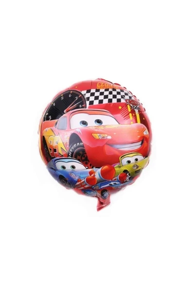 Arabalar 1 Yaş Balon Seti Cars Konsept Helyum Balon Set Şimşek Mcqueen Doğum Günü Set - Resim 4