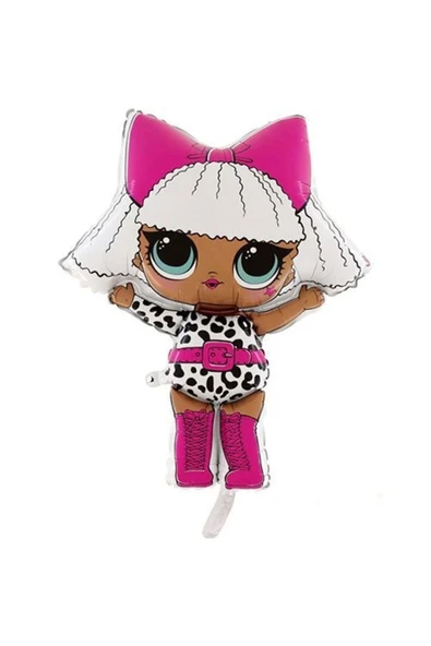 Lol Suprise 3 Yaş Balon Seti Lol Bebek Konsept Helyum Balon Set Diva Lol Bebek Doğum Günü Set - Resim 2