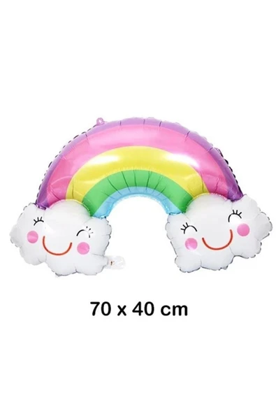 Unicorn Kedi Kitty Rakam Konsept 4 Yaş Balon Doğum Günü Set Yaş Balon Set - Resim 2