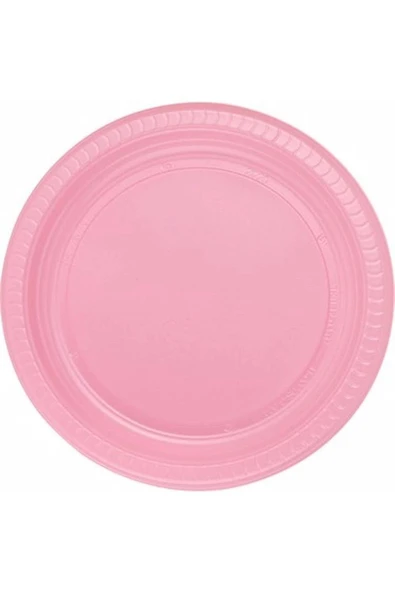 Plastik Tabak 25'li Pembe Renk