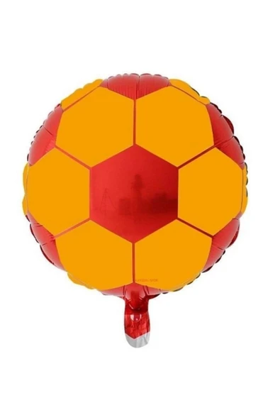 Sarı Kırmızı Balon Set Sarı Kırmızı 8 Yaş Balon Set Futbol Balon Set Doğum Günü Balon Set - Resim 3