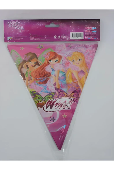 Winx Parti Flaması Winx Clup Parti Malzemeleri