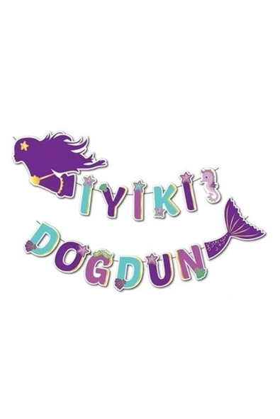 Mor Rakam Balon Deniz Kızı Konsept Parti 8 Yaş Balon Set Mermaid Doğum Günü Balon Set Deniz Kızı - Resim 4