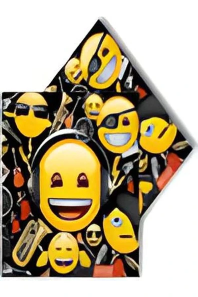 Emoji Tema Peçete 20'li Emoji Erkek Doğum Günü Temalı Parti Malzemeleri