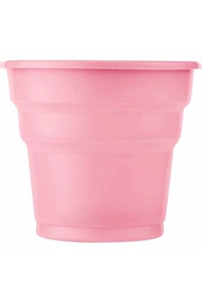 Plastik Bardak 25'li Pembe Renk ürün görseli