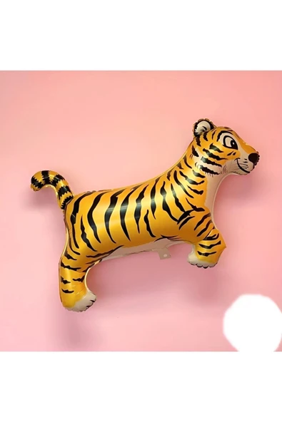 Safari Kaplan Balon 100 cm Parti Konsept Doğum Günü Balon Set Jungle Kaplan Balon ürün görseli