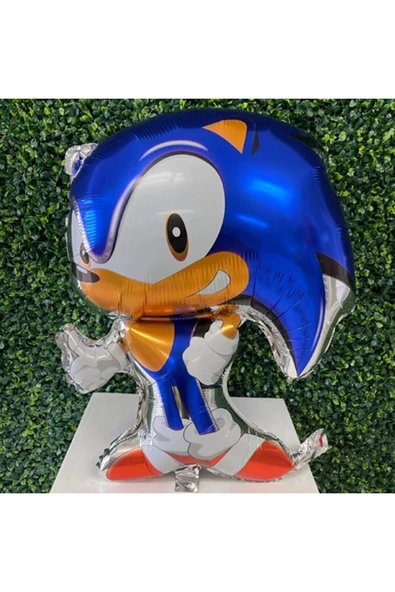 Sonic Tilki Konsept 1 Yaş Balon Set Sonic Doğum Günü Kırmızı Balon Set - 3