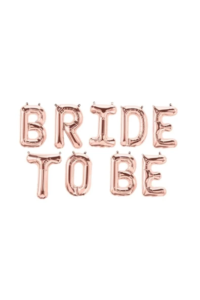 Bride To Be Bekarlığa Veda Balon Rosegold Renk