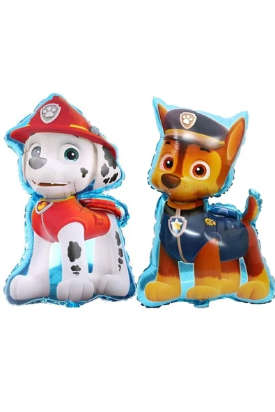 Paw Patrol 2 Yaş Balon Set Paw Petrol Marshall Chase Skye Rubble Doğum Günü Parti Folyo Balon Seti - Resim 2