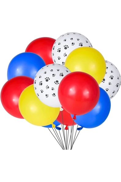 Paw Patrol 8 Yaş Balon Set Paw Petrol Marshall Chase Skye Rubble Doğum Günü Parti Folyo Balon Seti - 5