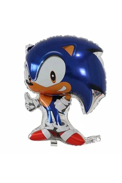 Sonic Tilki Konsept 1 Yaş Balon Set Sonic Doğum Günü Kırmızı Balon Set - 2