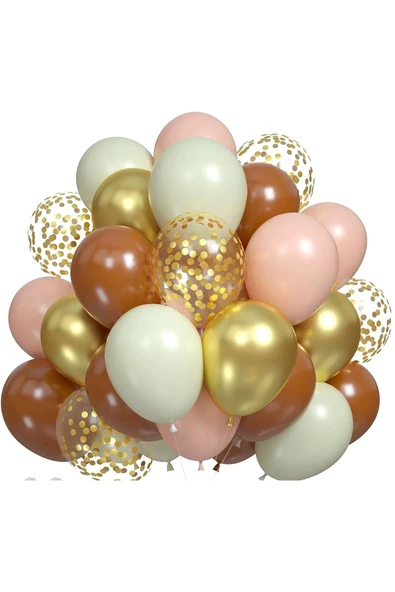 Woodland Geyik 2 Yaş Folyo Rosegold Balon Set Geyik Ceylan Doğum Günü Parti Balon Set Geyik Konsept - Resim 4