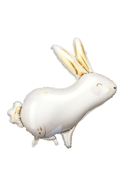 Woodland Konsept Tavşan Balon Set Sevimli Tavşan Balon Buketi Rabbit Balloon Doğum Günü Balon Set - Resim 6