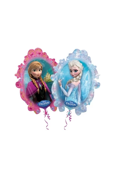 Frozen Elsa Konsept 5 Yaş Balon Set Karlar Ülkesi Tema Doğum Günü Folyo Balon Set - 4