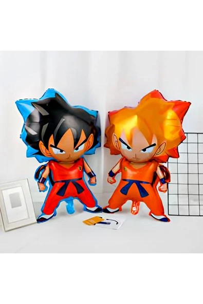 Anime Dragon Ball 9 Yaş Balon Set Vegeta  ve Son Goku Balon  Dragon Ball Konsept Doğum Günü Balon - Resim 6