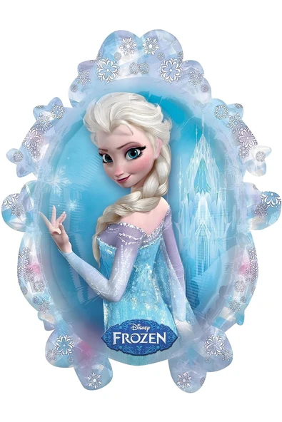 Frozen Elsa Konsept 5 Yaş Balon Set Karlar Ülkesi Tema Doğum Günü Folyo Balon Set - 5