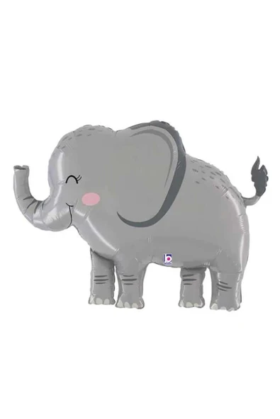 Sevimli Fil Balon 3 Yaş Doğum Günü Balon Set Safari Konsept Fil Balon ve Krem Renk Rakam Balon - Resim 4