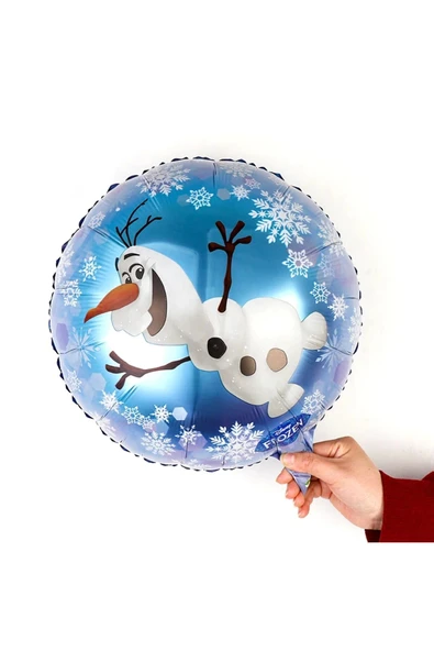 Karlar Ülkesi Frozen Elsa Olaf 5 Yaş Balon Set Frozen Elsa Olaf Konsept Doğum Günü Folyo Balon Set - 3