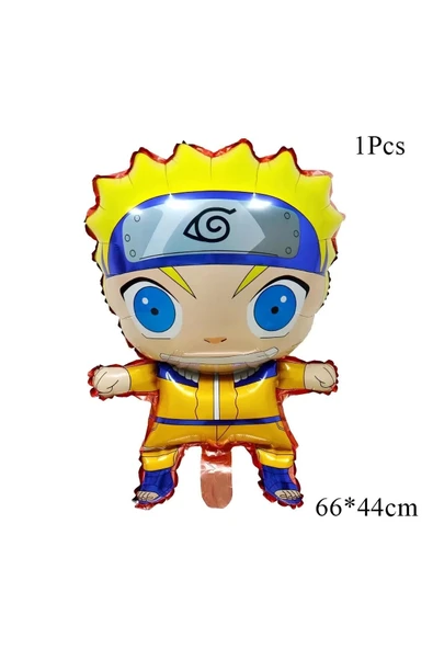 Anime Naruto 9 Yaş Doğum Günü Balon Set Naruto Tema Doğum Günü Parti Balon Set - Resim 3