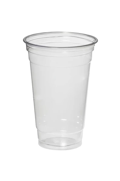 Plastik Şeffaf Bardak Kapaklı Milkshake Bardağı Kahve Bardağı Soğuk Içecek Bardağı 400-450ml 30 Adet - 2