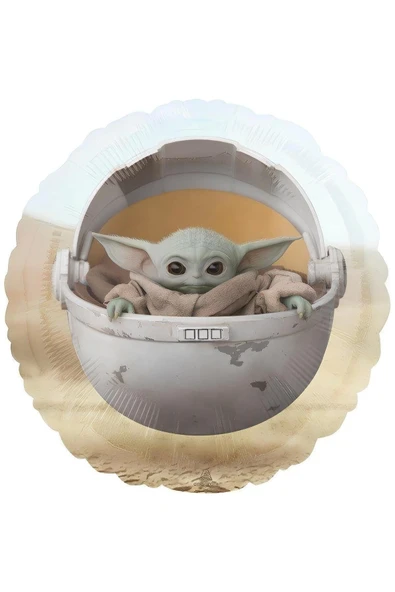 Star Wars Yoda Altın Balon Set Yıldız Savaşları Yoda Konsept Doğum Günü Balon Set - Resim 3