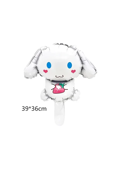 Kuromi 9 Yaş Mini Pembe Balon Set Kuromi MyMelody Cinnamonroll Konsept Doğum Günü Balon Set - 4