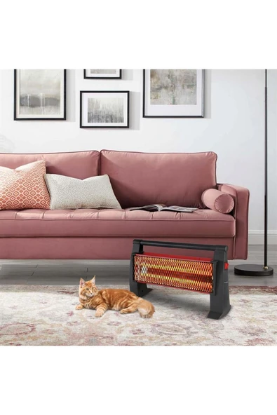 Kumtel Quartz Isıtıcı 1200 Watt LX-2819 Bordo - 2