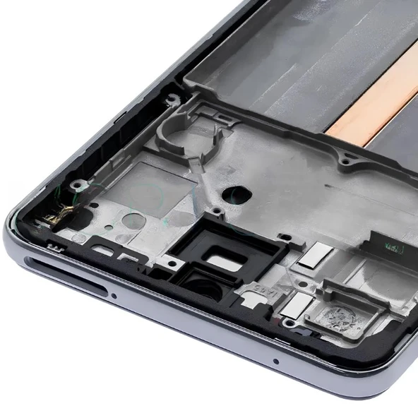 Samsung Galaxy A52 - SM-A525 Uyumlu Lcd Ekran Dokunmatik SERVİS Orijinali ÇITALI BEYAZ - Resim 2