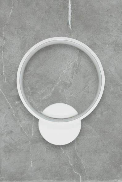 LEGACY Aura Modern Tasarım Beyaz Renk Gün Işığı Ledli Hol - Banyo - Mutfak - Salon Led Duvar Aplik - 4