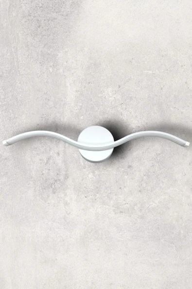 LEGACY Wave Modern Tasarım Beyaz Renk Gün Işığı Ledli Banyo - Mutfak - Salon Led Duvar Aplik - 3