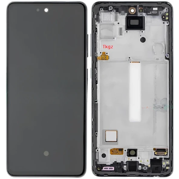 Samsung Galaxy A52 - SM-A525 Uyumlu Lcd Ekran Dokunmatik SERVİS Orijinali ÇITALI SİYAH