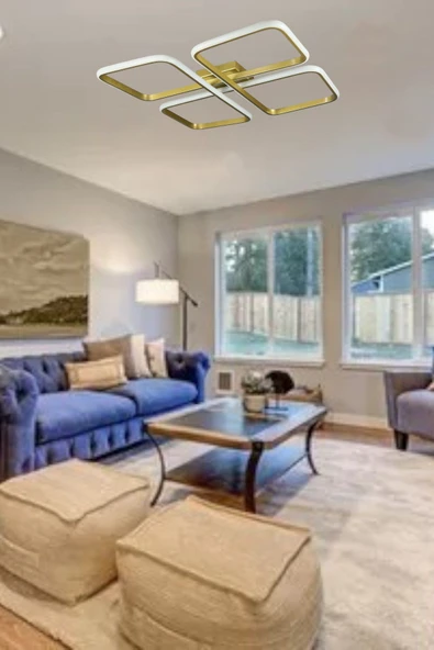 LEGACY Specula Eskitme Renk Beyaz Ledli Modern Tasarım Yemek Masası Üstü - Mutfak - Salon Led Avize ürün görseli