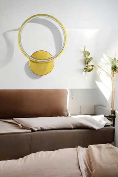 LEGACY Aura Modern Tasarım Eskitme Renk Gün Işığı Ledli Hol - Banyo - Mutfak - Salon Led Duvar Aplik - 3