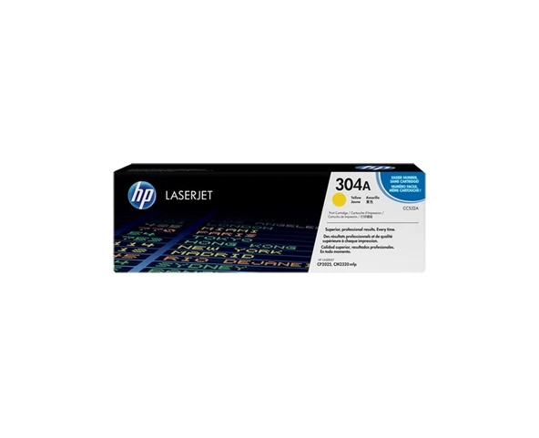 HP CC532A Yellow Toner Kartus 304A CC532A
