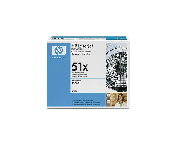 HP Q7551X  Q7551X 51X SIYAH LAZER TONER - 2