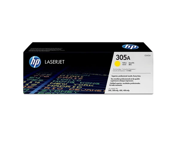 HP CE412A Yellow Toner Kartus 305A CE412A