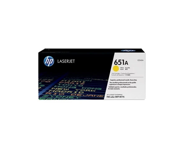 HP CE342A Yellow Toner Kartus 651A CE342A